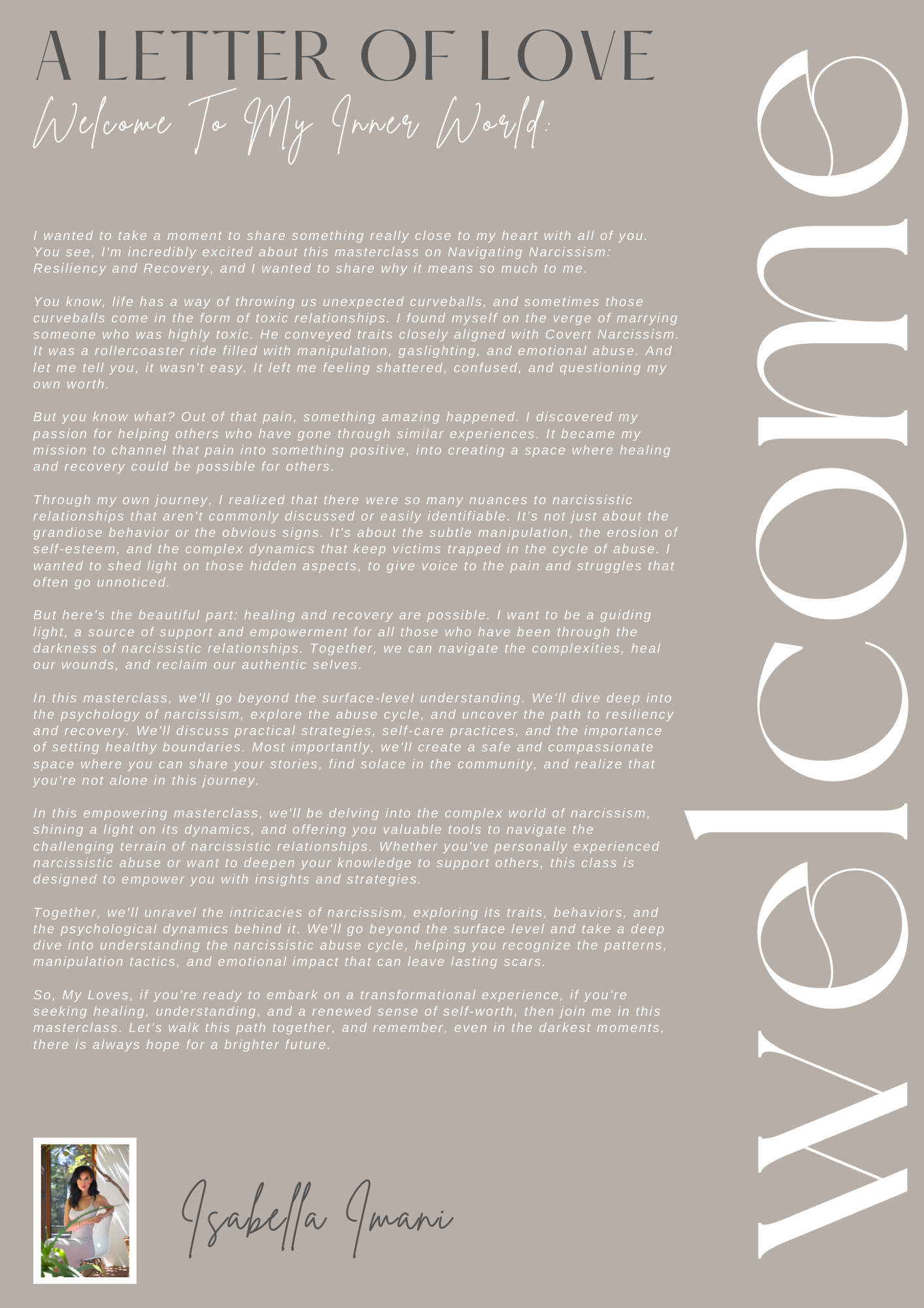 Navigating Narcissism : Resiliency & Recovery