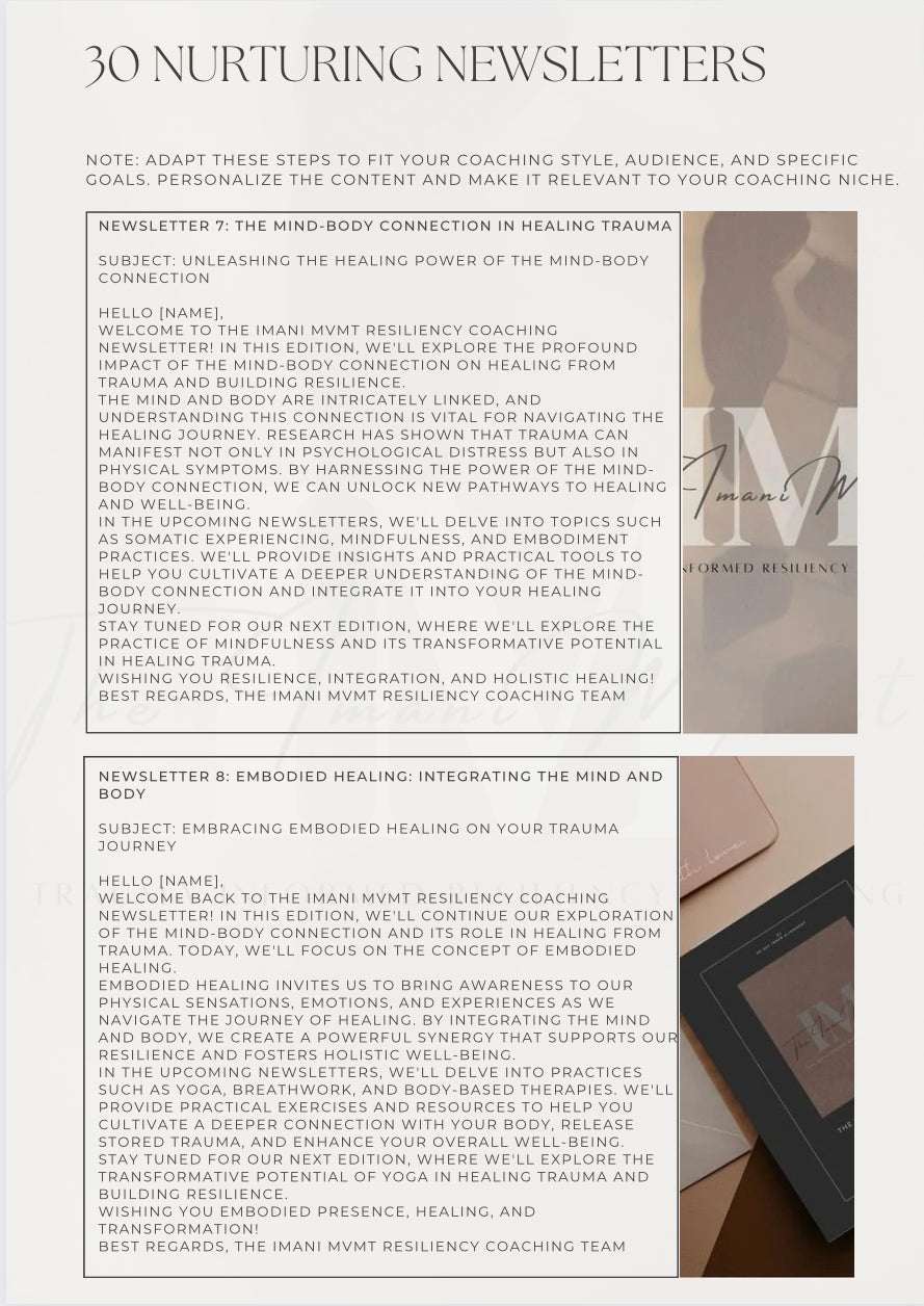 Annual Newsletter Templates