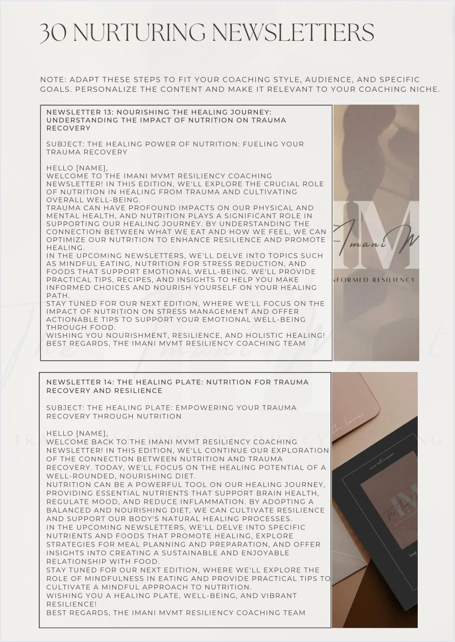 Annual Newsletter Templates