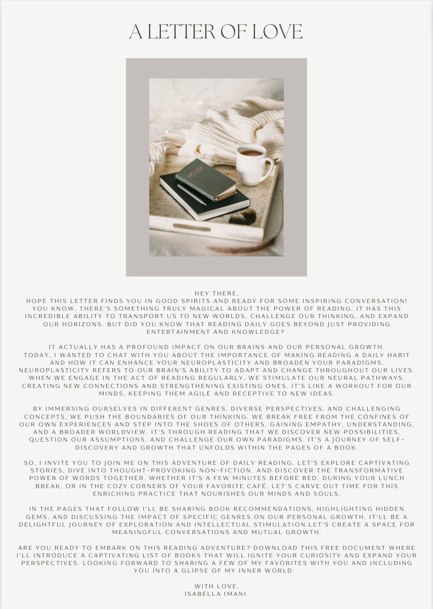 Isabella’s Reading List